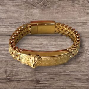 Pulsera de león estilo esclava