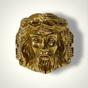 Nº009 Anillo Cristo de Cruz Lateral