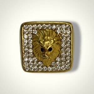 Nº017 Anillo León con Circonitas