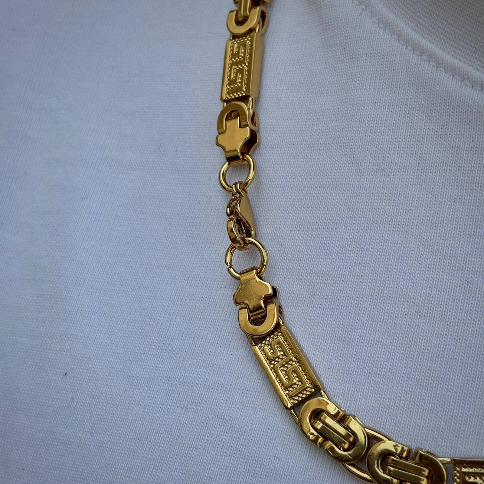 Cadena plana con labrado de Versace - modelo 2 - Imagen 3