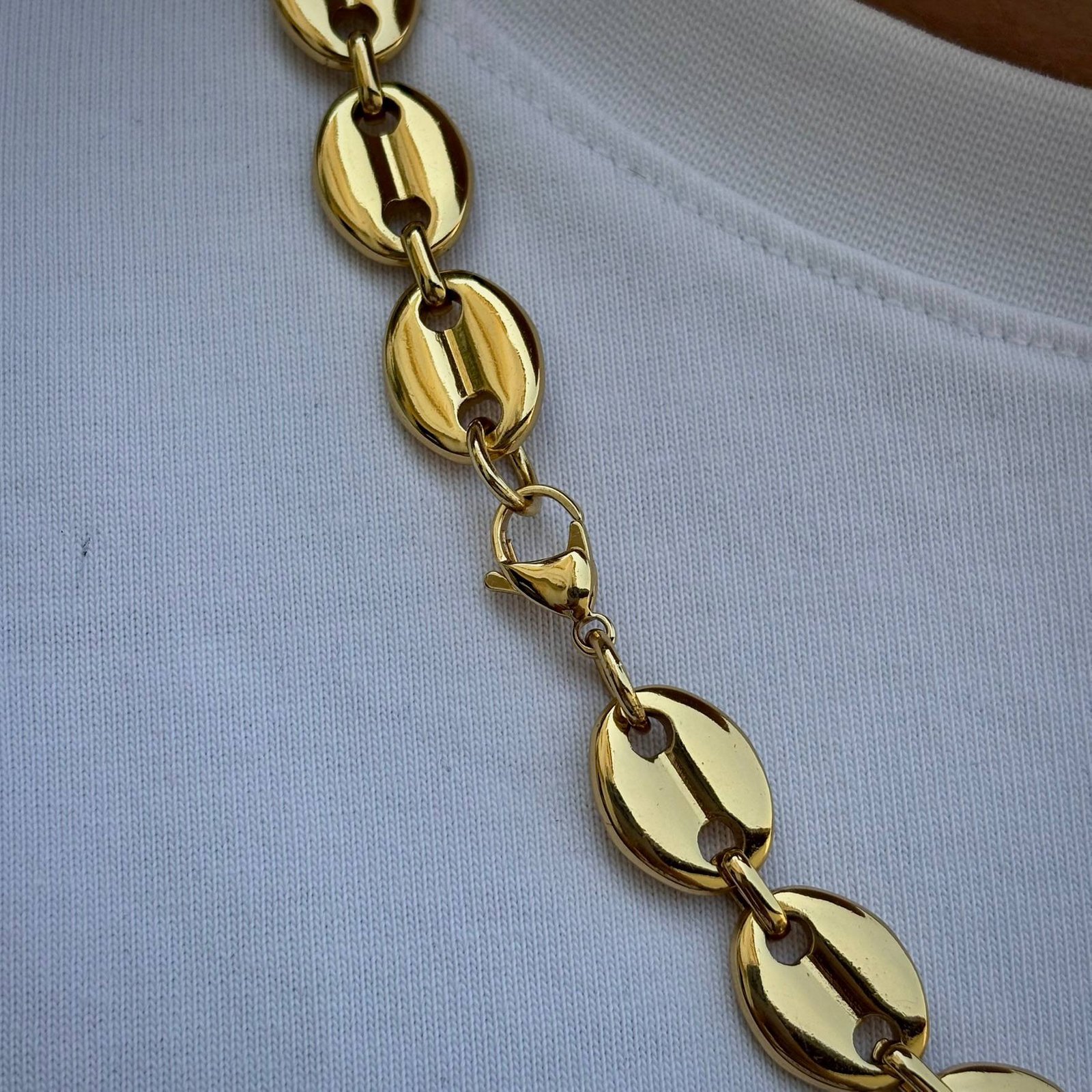 Cadena Grano de Cafe con agujero pequeño - Imagen 6