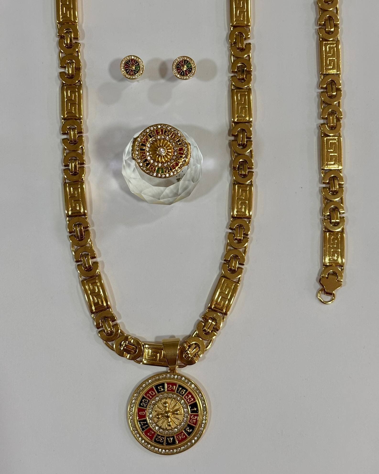 Conjunto Ruleta con Brillo - Modelo 2