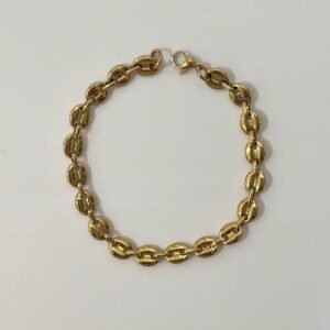 Pulsera grano de cafe agujero pequeño