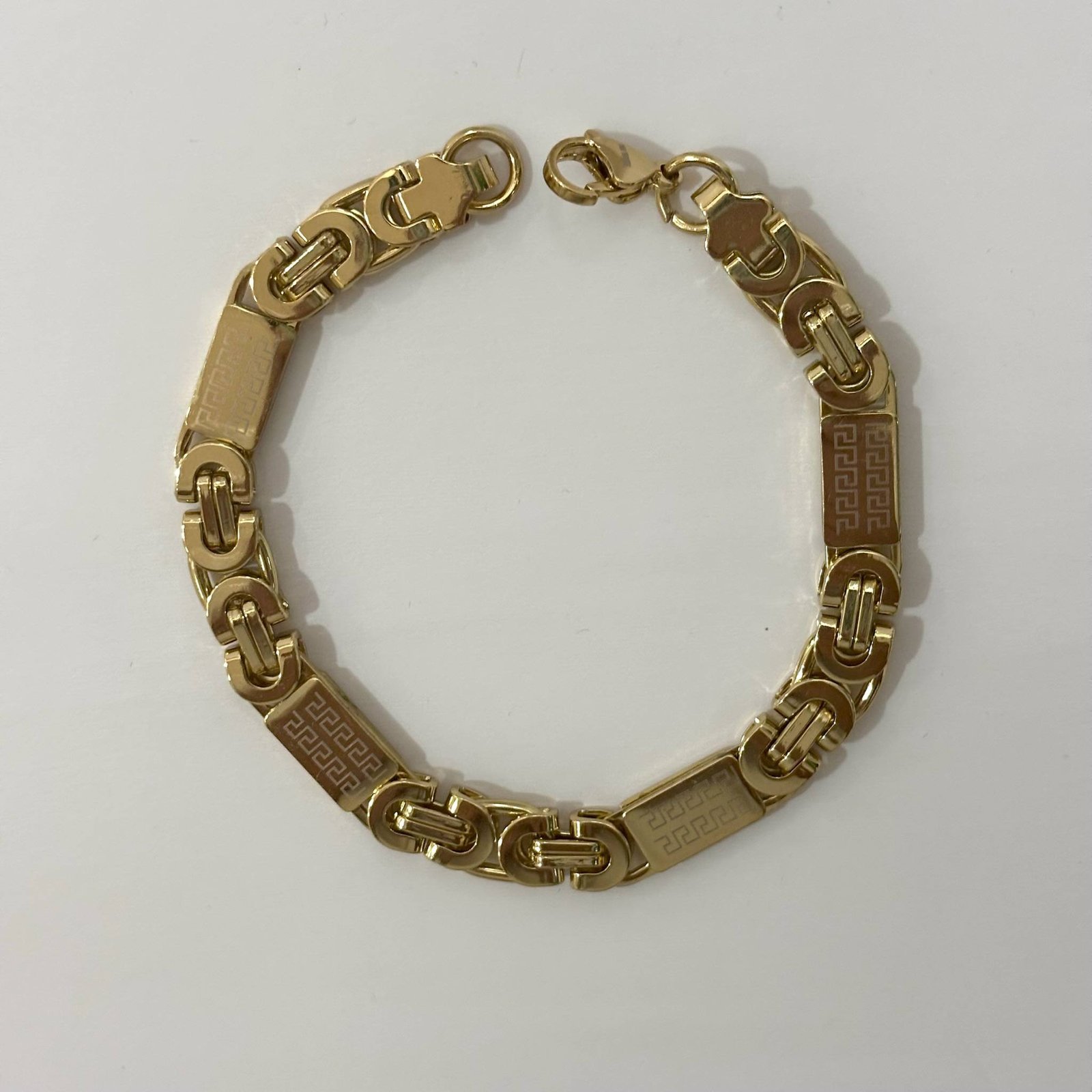 Pulsera plana labrado de Versace blanco - Imagen 3