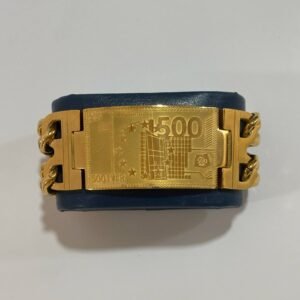 Pulsera doble de placa de 500 euros