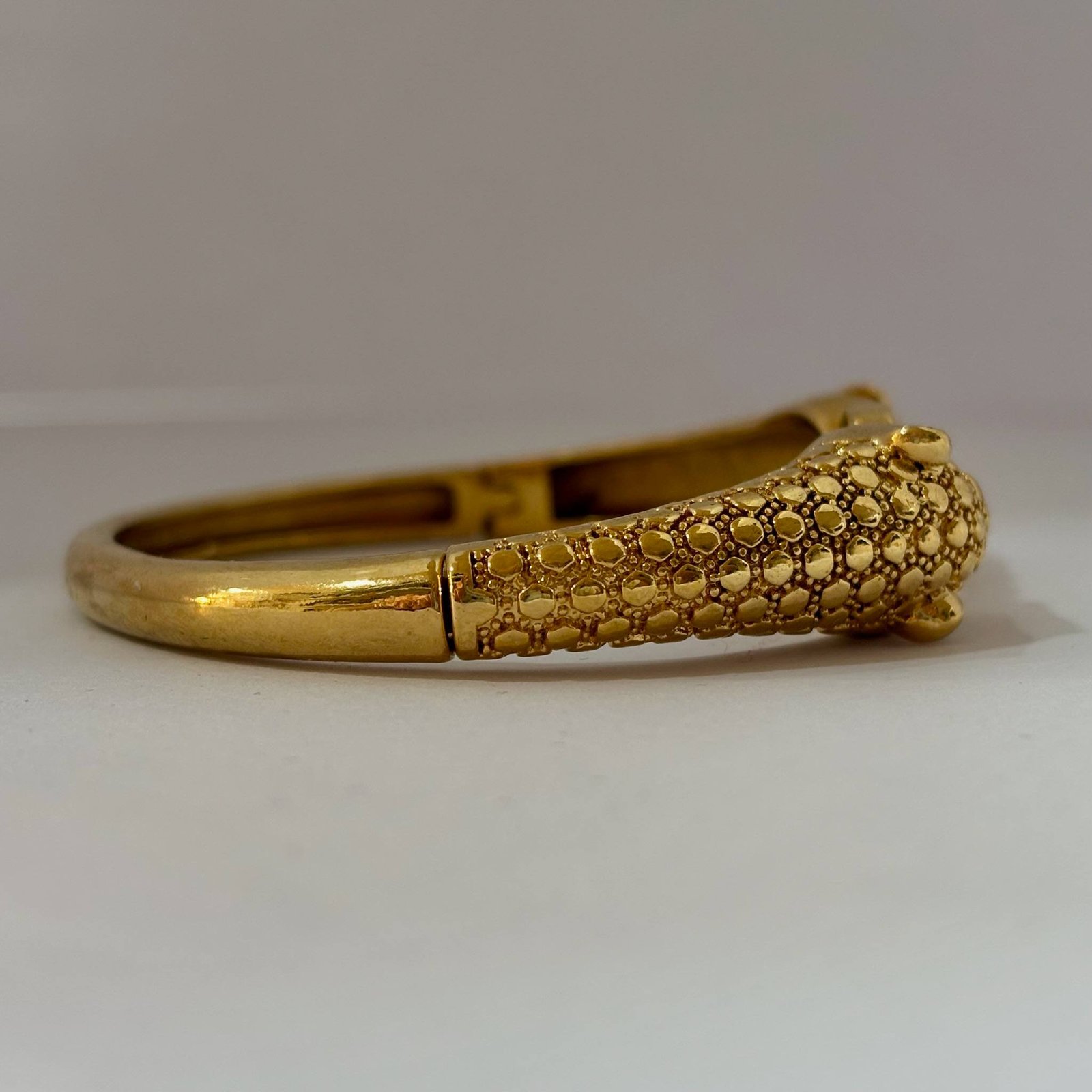 Pulsera de Pantera ojos negros rigida - Imagen 2