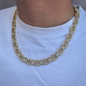 Cadena de brillo intercalada