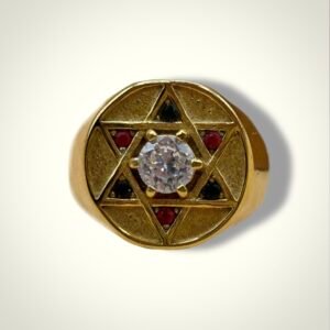 Nº45 Anillo Estrella de David Cromatico