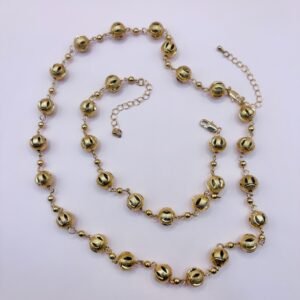 Conjunto de Esferas doradas