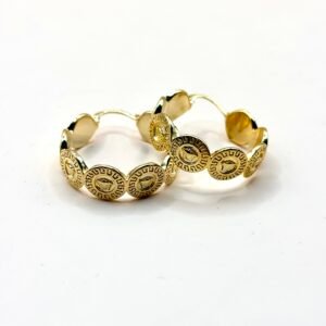 Argollas con Cabezas de Ver-sace