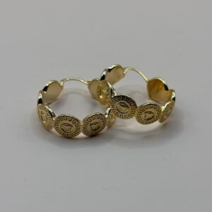 Argollas con Cabezas de Versa