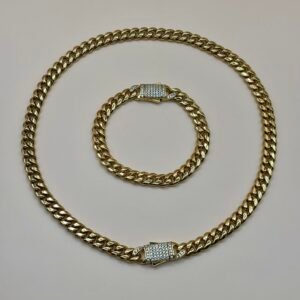 Conjunto de Mujer - Cubana con cierre de brillo