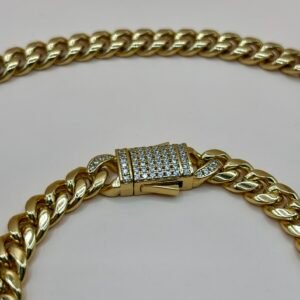 Pulsera de Mujer - Cubana con cierre de brillo