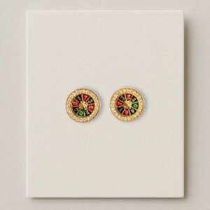 Pendientes Ruleta con Brillo