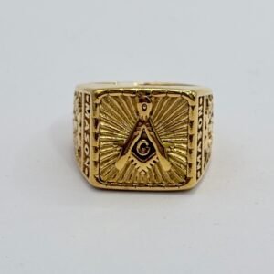 Nº117 Anillo Símbolo Masónico