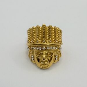 Nº090 Anillo De Indio con Circonitas