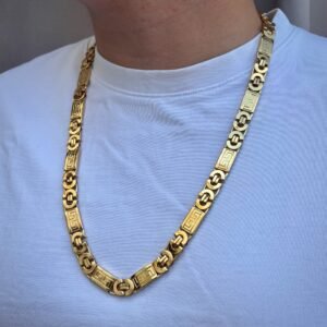 Cadena Ver-sace plana Labrada 80 cm