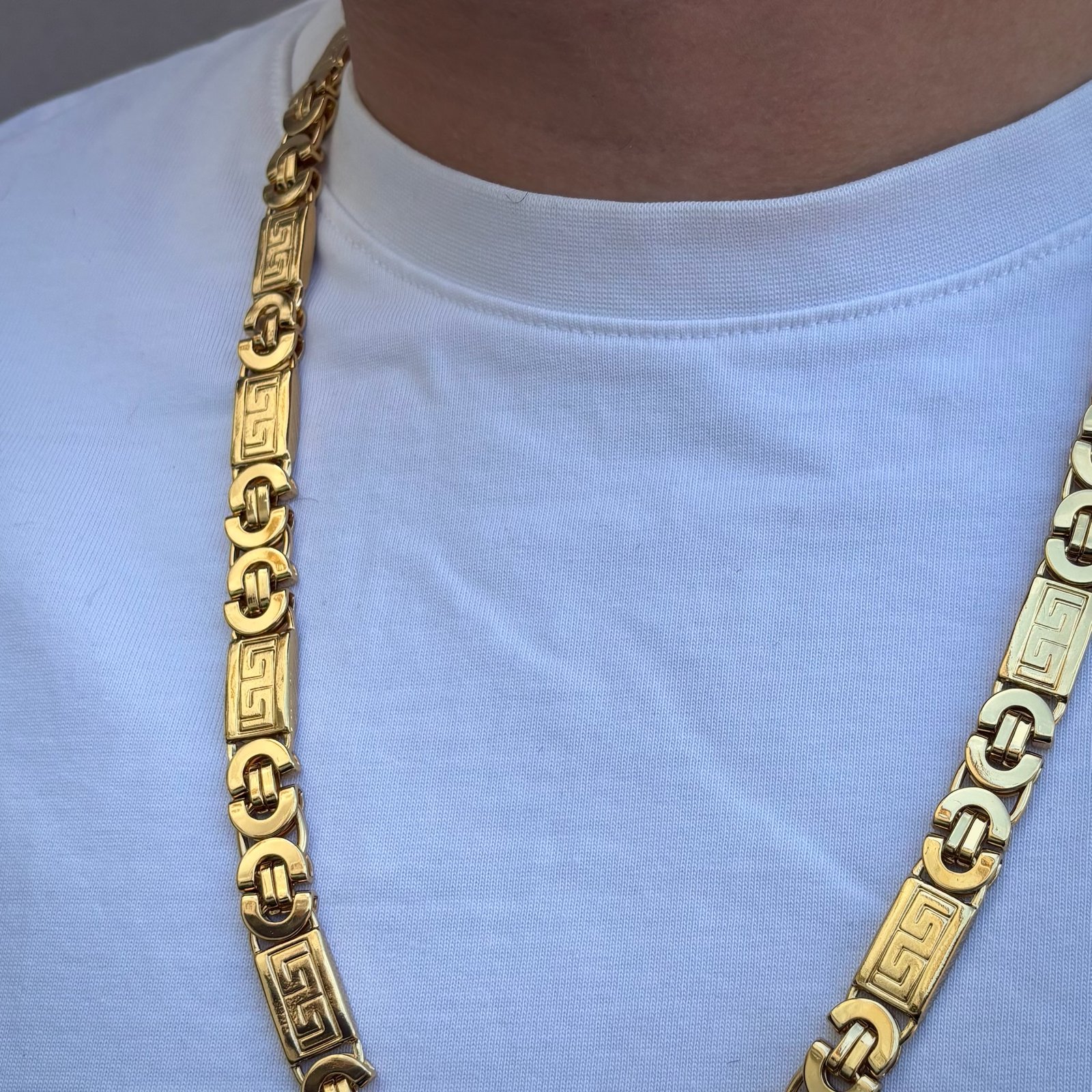 Cadena Ver-sace plana Labrada 80 cm - Imagen 3