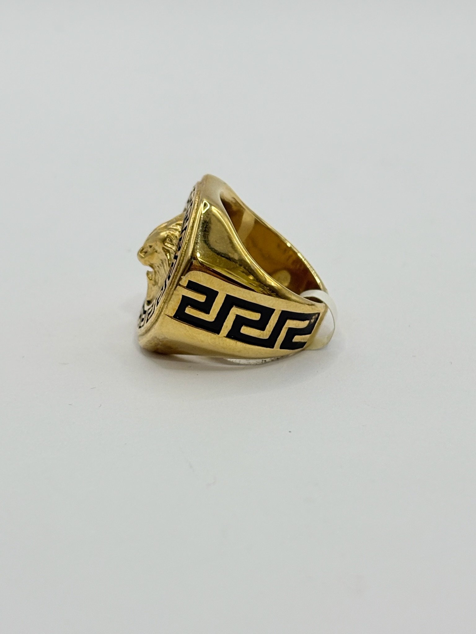 Nº080 Anillo de León hexagonal - Imagen 2