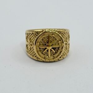 Nº023 Anillo Brújula Redondo