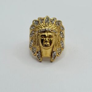 Nº121 Anillo Cabeza de Indio brillo
