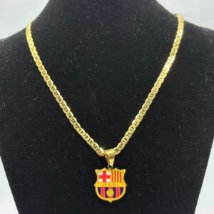 Cadena italiana con medalla FC. Barcelona
