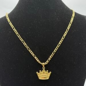 Cadena cartier con medalla de corona