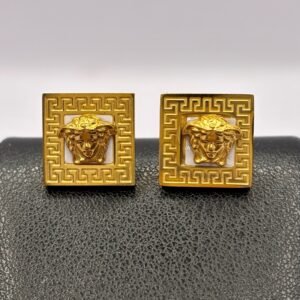 Nº22 Pendientes Versa-ce Cuadrados Blancos