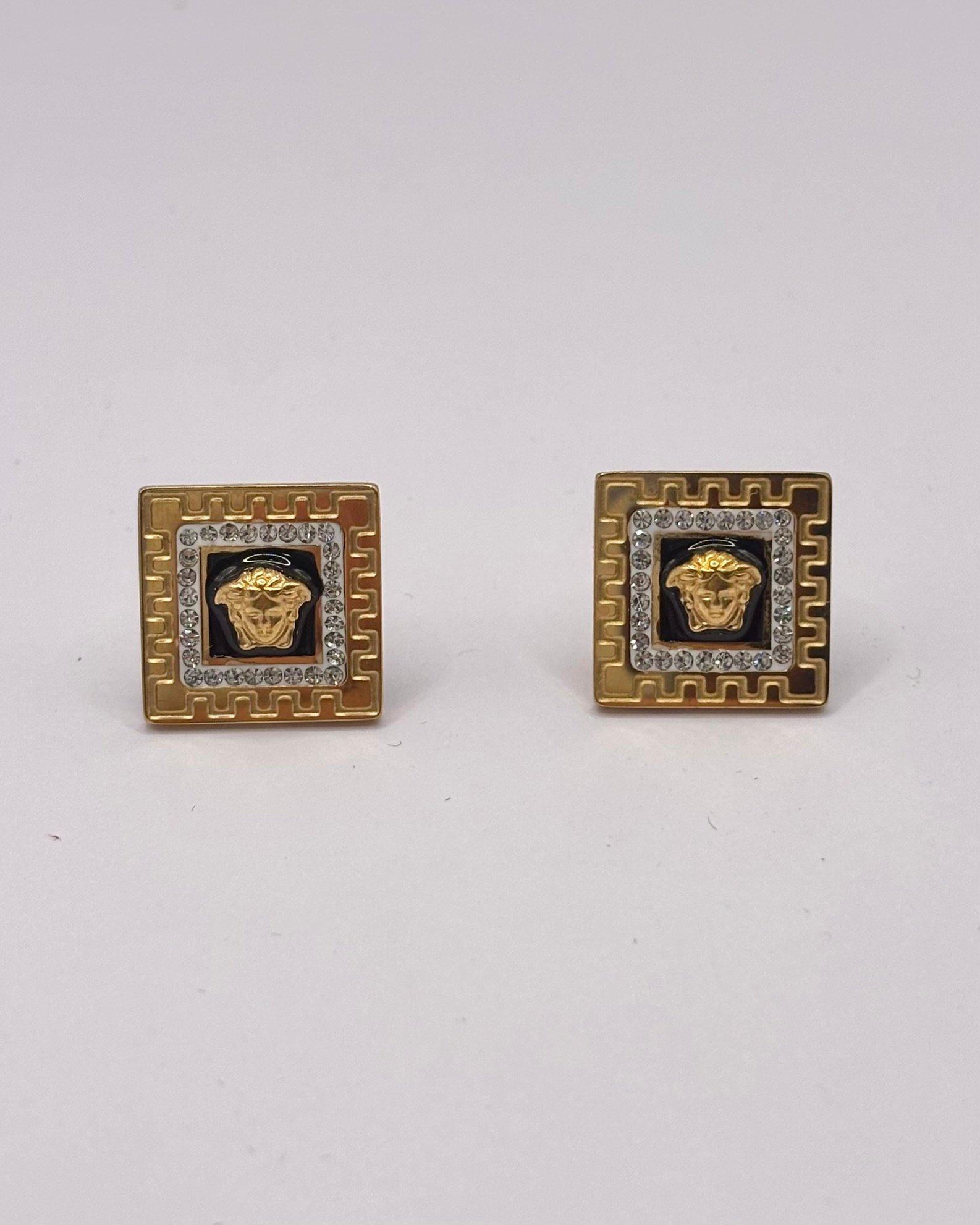Pendientes Ver-sace Cuadrados - Modelo 2
