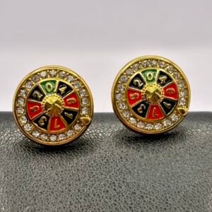 Pendientes Ruleta con Brillo - Modelo 2